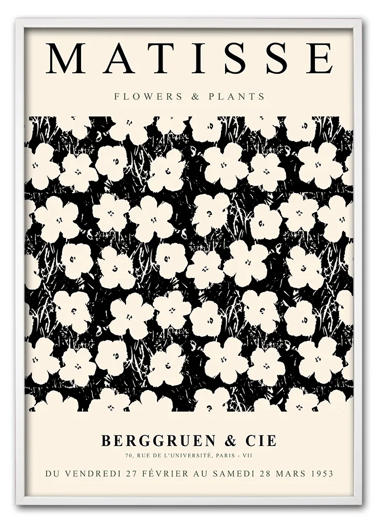 Matisse Flowers & Plants No. 03 Hvid