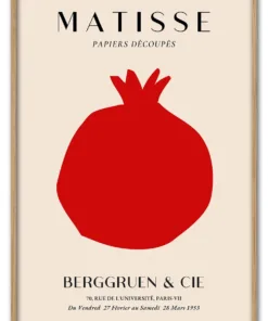 Matisse Fruit Cut Out No. 02 (Pomegranate) Massiv Eg