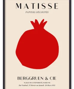 Matisse Fruit Cut Out No. 02 (Pomegranate) Sort