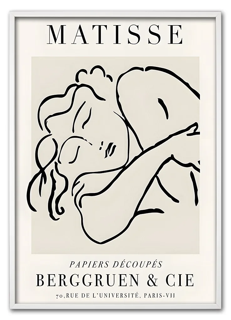 Matisse Reclining Nude Hvid Matisse Reclining Nude Hvid