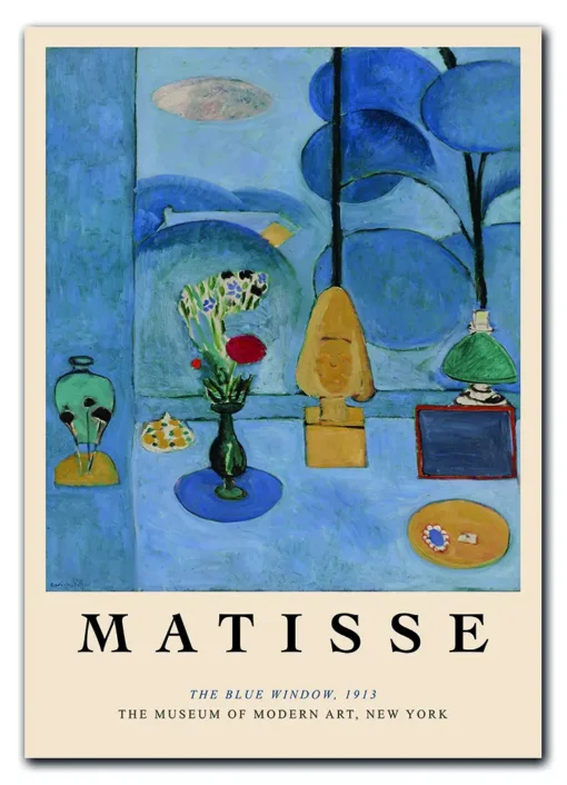 Matisse The Blue Window Plakat