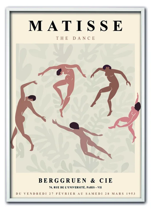 Matisse The Dance No. 01 Hvid