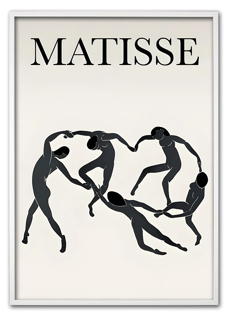 Matisse The Dance No. 02 Hvid Matisse The Dance No. 02 Hvid