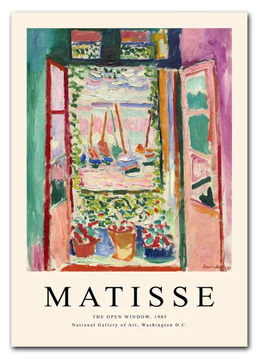 Matisse The Open Window Plakat