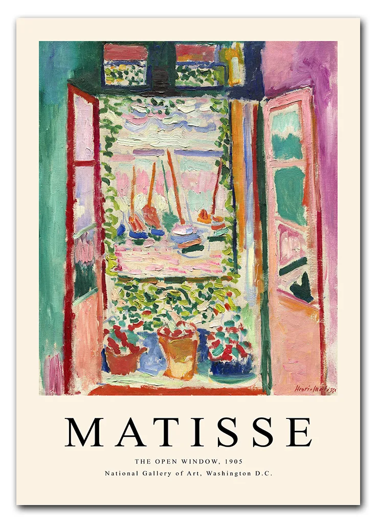 Matisse The Open Window Plakat Matisse The Open Window Plakat