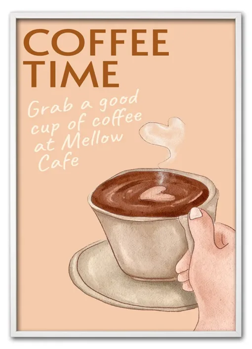 Mellow Coffee Time Hvid