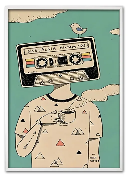 Mixtape Head Hvid
