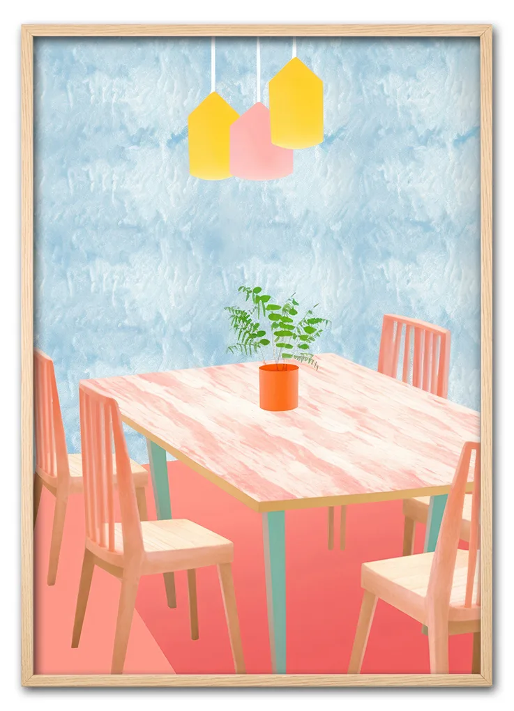 Dining room architecture furniture chair.