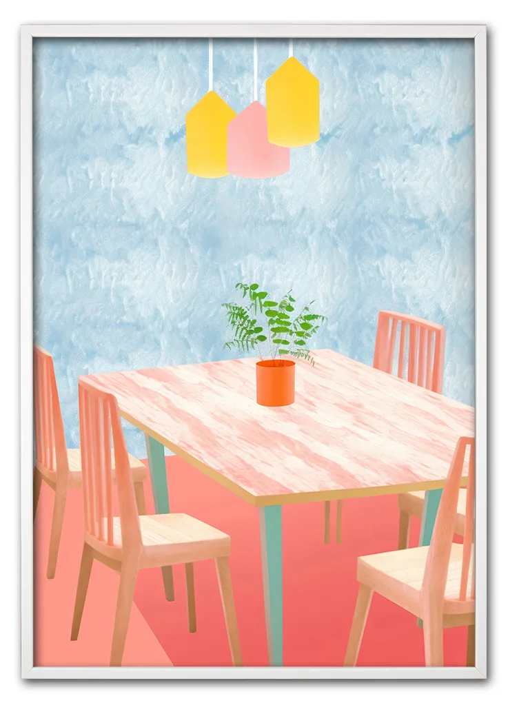 Dining room architecture furniture chair.