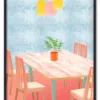 Dining room architecture furniture chair.
