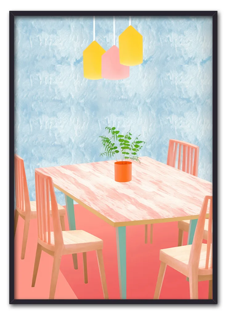 Dining room architecture furniture chair.