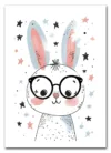 Nerdy Bunny Plakat