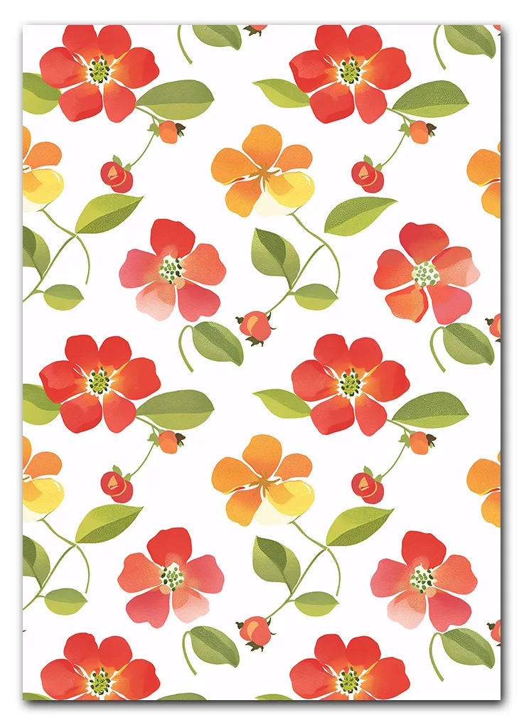 Orange Blossom Design Plakat