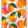 Peach pattern with different colors fruit plant food.