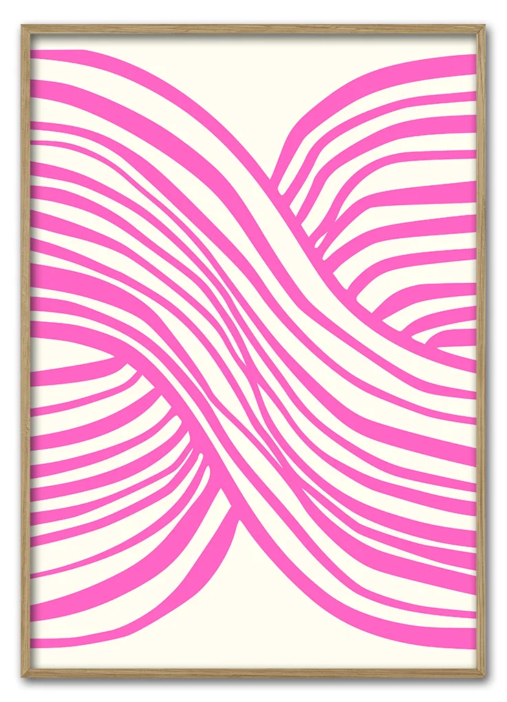Pink Frequency 50x70 Cm