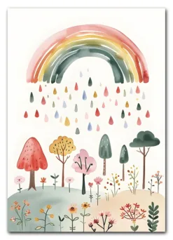 Rainbow Garden Plakat