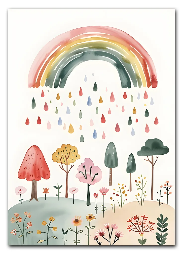 Rainbow Garden Plakat Rainbow Garden Plakat