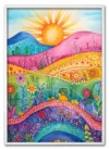 Rainbow Hills No. 01 Hvid Rainbow Hills No. 01 Hvid