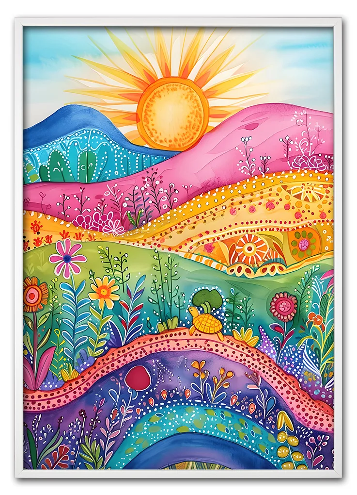 Rainbow Hills No. 01 Hvid