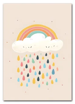Rainbow Rain Plakat