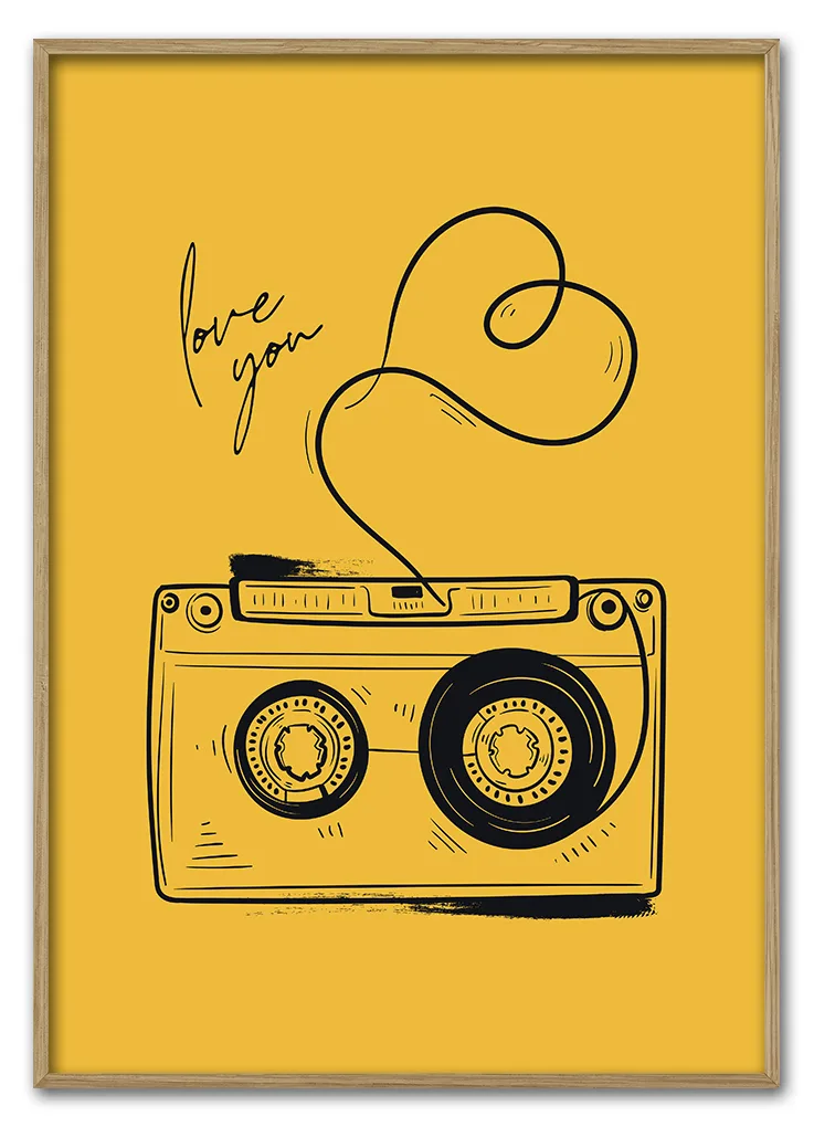 Retro Radio Vibes 297x42 Cm