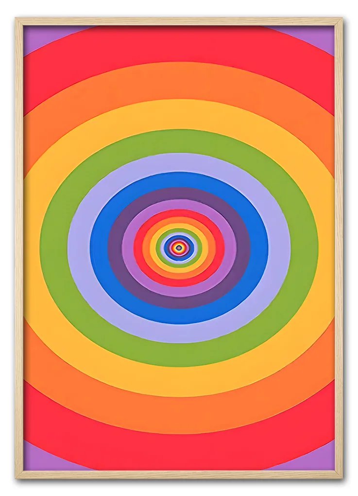 Retro Rainbow Spin Eg