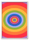 Retro Rainbow Spin Hvid