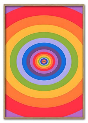 Retro Rainbow Spin Massiv Eg
