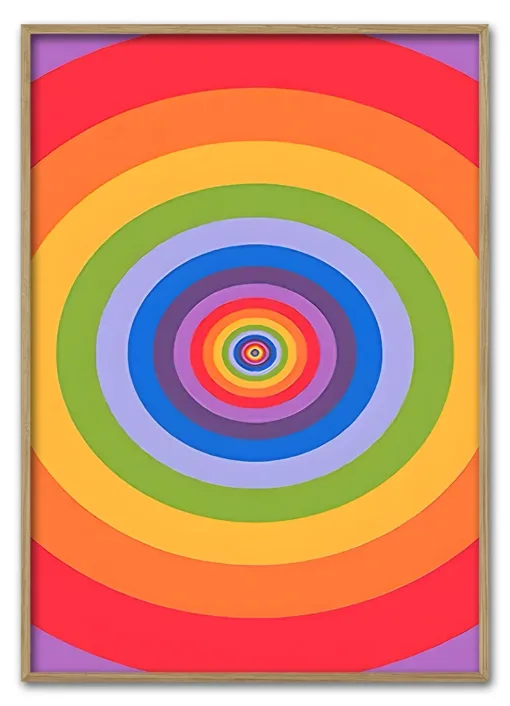 Retro Rainbow Spin Massiv Eg