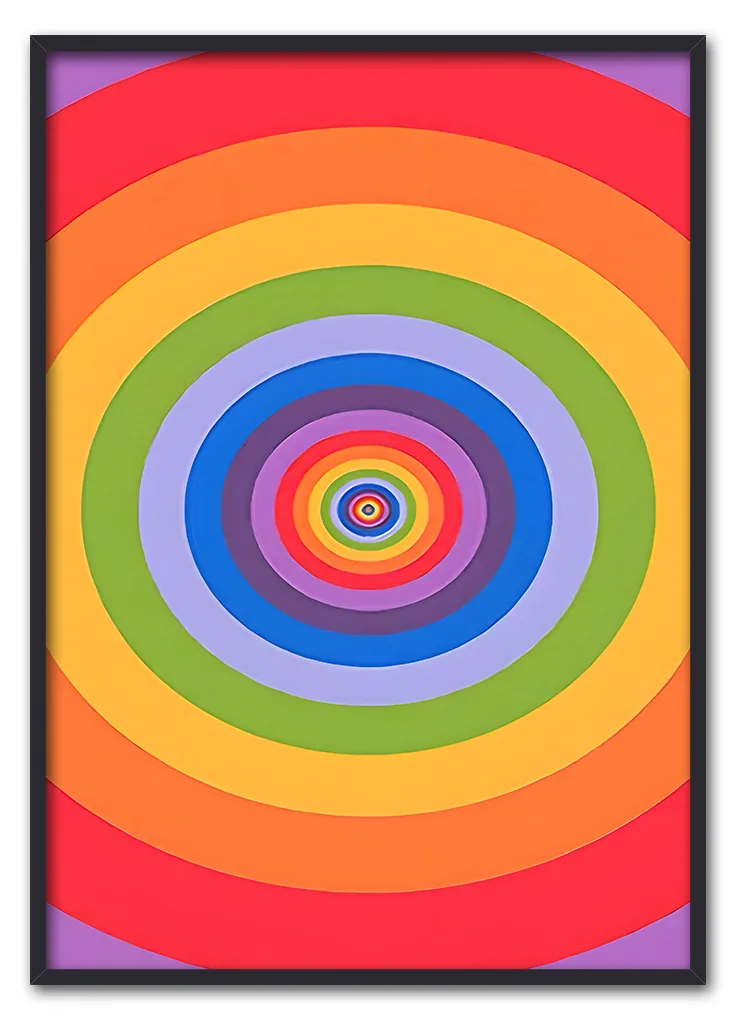 Retro Rainbow Spin Sort