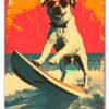 Surf Dog Plakat