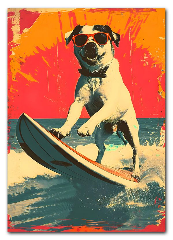 Surf Dog Plakat