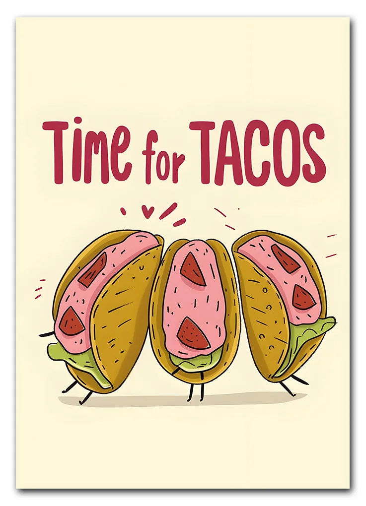 Time for Tacos Plakat