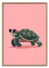 Turtle on Pink Massiv Eg