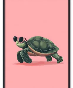 Turtle on Pink Sort