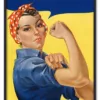 Girl power. Original public domain image from Wikimedia Commons.