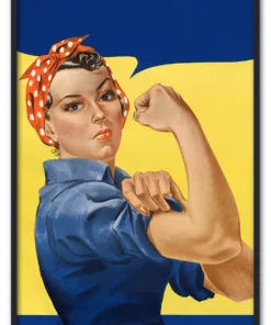 Girl power. Original public domain image from Wikimedia Commons.