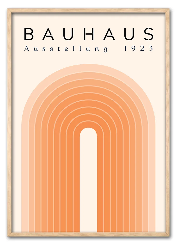 Bauhaus Arch No. 02 – Orange Eg Bauhaus Arch No. 02 – Orange Eg