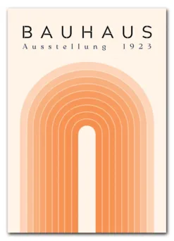 Bauhaus Arch No. 02 – Orange Plakat