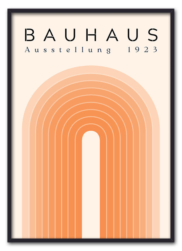 Bauhaus Arch No. 02 – Orange Sort