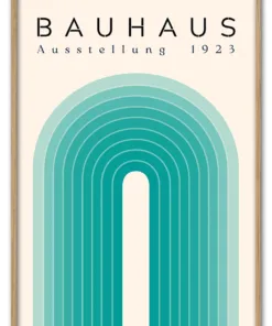 Bauhaus Arch No. 03 – Teal Massiv Eg