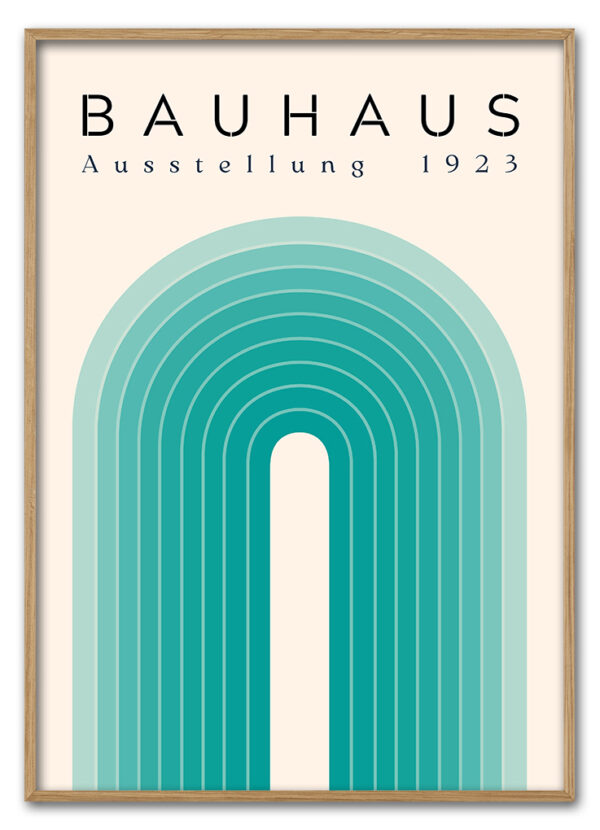 Bauhaus Arch No. 03 – Teal Massiv Eg