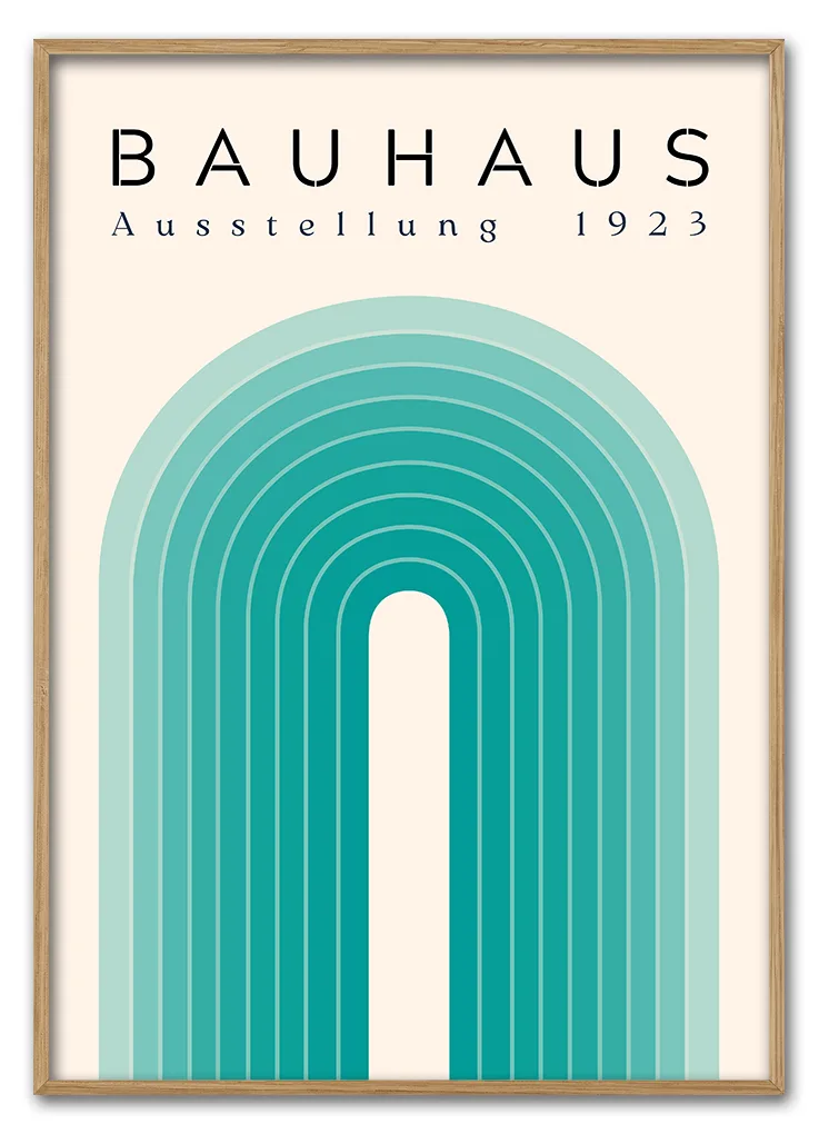 Bauhaus Arch No. 03 – Teal Massiv Eg