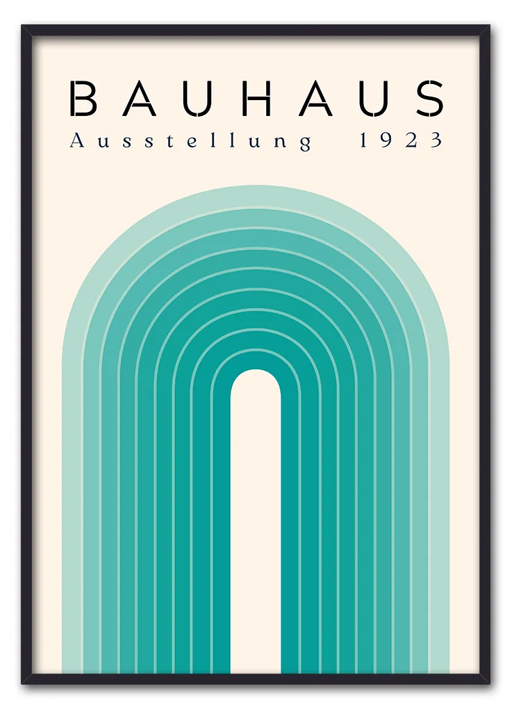 Bauhaus Arch No. 03 – Teal Sort
