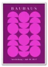 Bauhaus Circles Pink Hvid