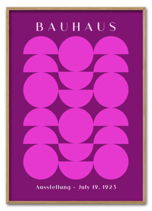 Bauhaus Circles Pink Massiv Eg