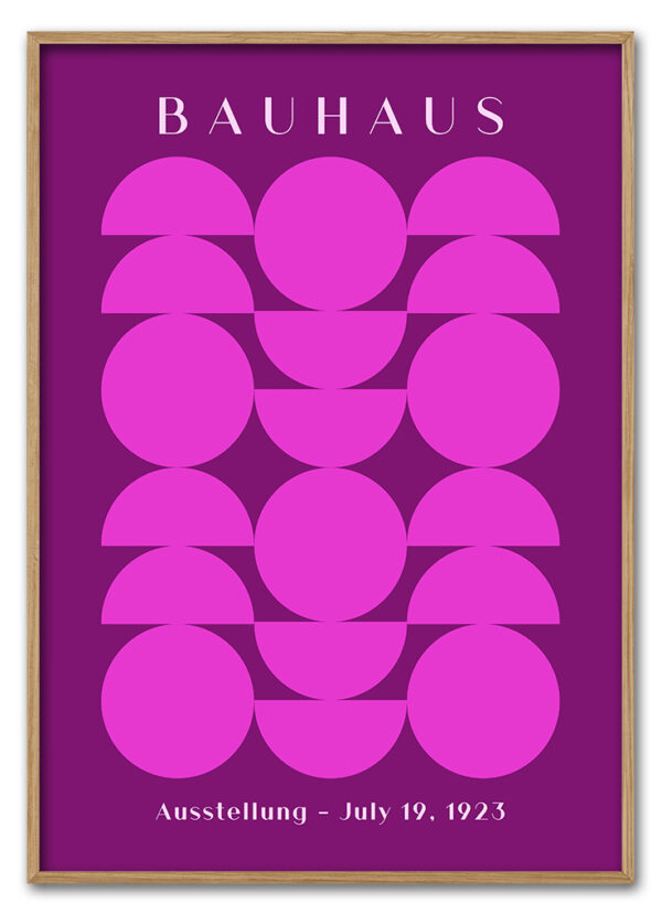 Bauhaus Circles Pink Massiv Eg