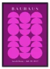 Bauhaus Circles Pink Sort