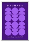 Bauhaus Circles Purple Hvid Bauhaus Circles Purple Hvid