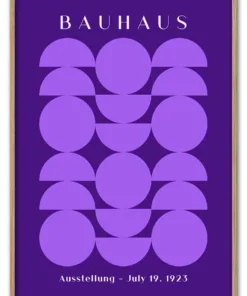 Bauhaus Circles Purple Massiv Eg